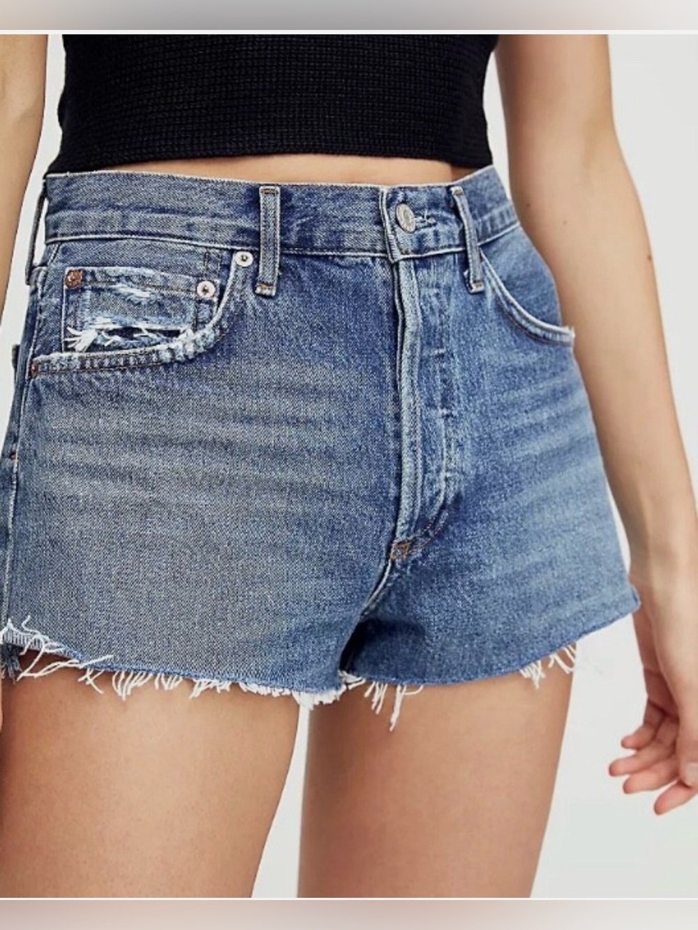 Agolde Parker  Denim Jean Shorts size 31